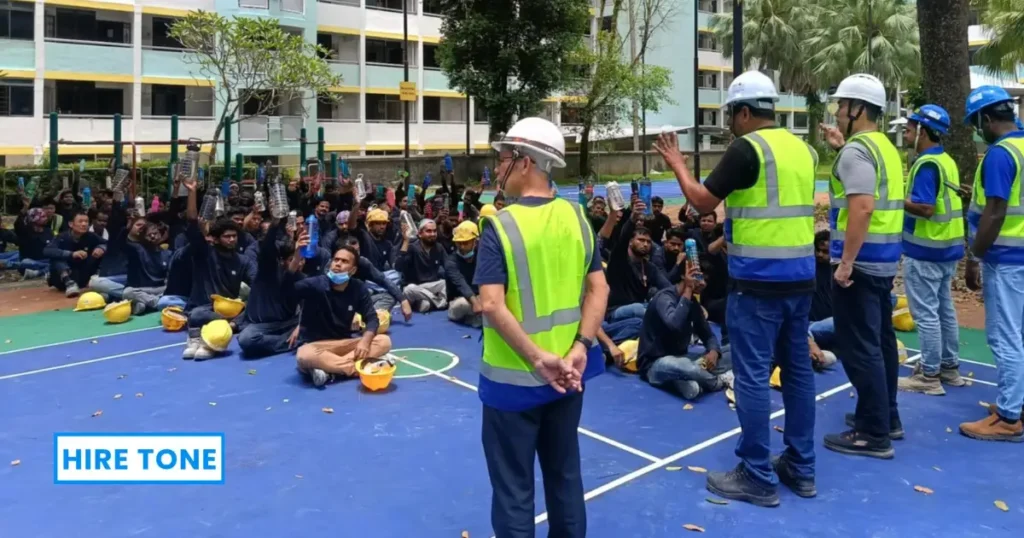 Safety Conduct with workers 