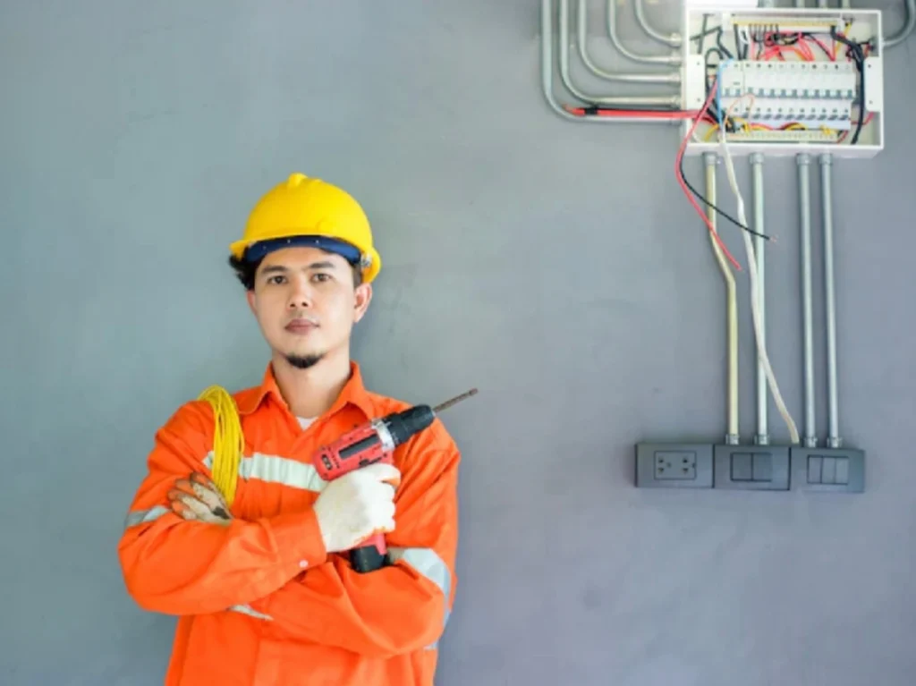 Electrical worker